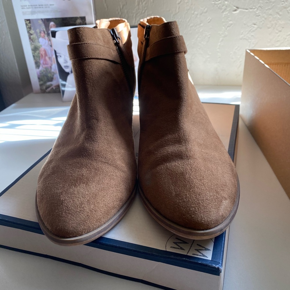 Melrose and Market Suede Ankle Booties